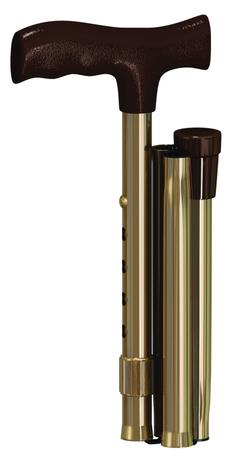 Bengala de aluminio tipo t dobravel bronze bc1530-bz mercur Menor preço em Bengala de aluminio tipo t dobravel bronze bc1530-bz mercur