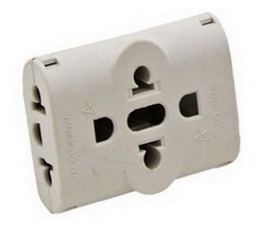 Benjamin Adaptador T Universal Multiplicador de 3 Tomadas Pinos- Bob Esponja - Ditudotem Menor preço em Benjamin Adaptador T Universal Multiplicador de 3 Tomadas Pinos- Bob Esponja - Ditudotem
