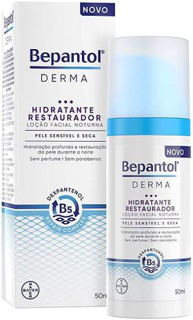 Bepantol Derma - Hidratante Restaurador - Loção Facial Noturna 50ml Menor preço em Bepantol Derma - Hidratante Restaurador - Loção Facial Noturna 50ml