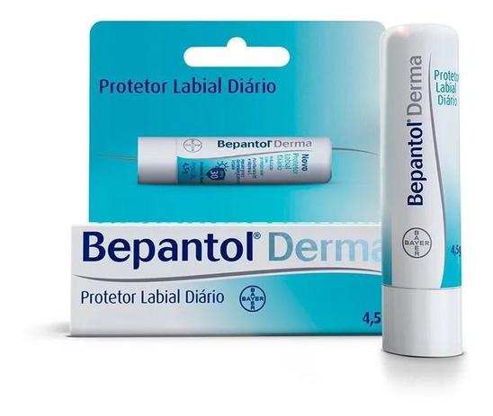 Bepantol Derma Protetor Labial Diário FPS 50 Com Pró-Vitamina B5 Vitaminas C e E - Bayer 4,5g - Bayerer Menor preço em Bepantol Derma Protetor Labial Diário FPS 50 Com Pró-Vitamina B5 Vitaminas C e E - Bayer 4,5g - Bayerer