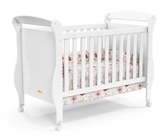 Berço Americano Branco Soft Smart - Matic Móveis Menor preço em Berço Americano Branco Soft Smart - Matic Móveis