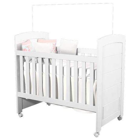 Berço Americano Cléo Branco Acetinado - Carolina Móveis - Carolina baby Menor preço em Berço Americano Cléo Branco Acetinado - Carolina Móveis - Carolina baby