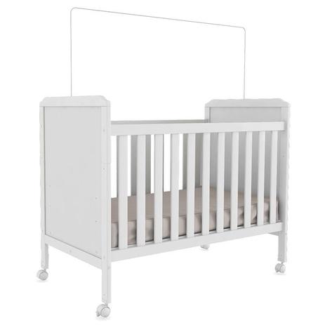 Berço Americano Cloe Branco Brilho - Peroba Móveis Menor preço em Berço Americano Cloe Branco Brilho - Peroba Móveis