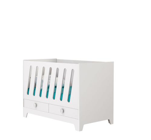 Berço Americano Encanto Branco com 2 Gavetas - Camas fênix Menor preço em Berço Americano Encanto Branco com 2 Gavetas - Camas fênix