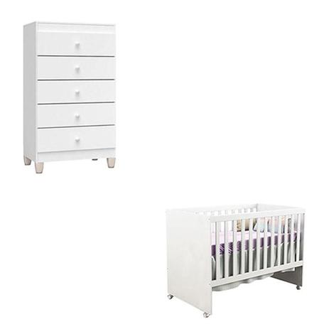 Berço Americano Gabi e Cômoda Gaveteiro Ternura Baby Branco Brilho - Incorplac é boa?