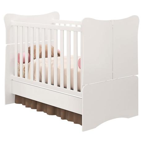 Berço Americano Mini Cama Doce Magia Super Branca - Qmovi Menor preço em Berço Americano Mini Cama Doce Magia Super Branca - Qmovi