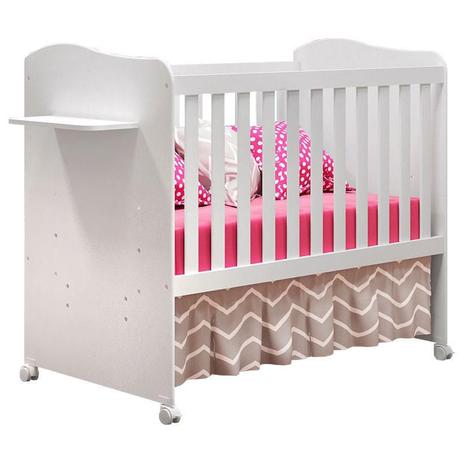 Berço Americano Munique Branco Brilho - Canaã - Canaa baby Menor preço em Berço Americano Munique Branco Brilho - Canaã - Canaa baby
