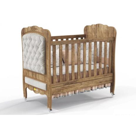 Berço Americano Provence com Capitonê 100% MDF Teka Touch - Matic Menor preço em Berço Americano Provence com Capitonê 100% MDF Teka Touch - Matic
