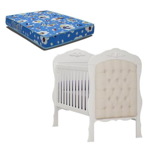 Berço Americano Realeza com Capitone e Colchão Phisical 70x130 Ortobom - Canaã - Canaa Baby é boa?