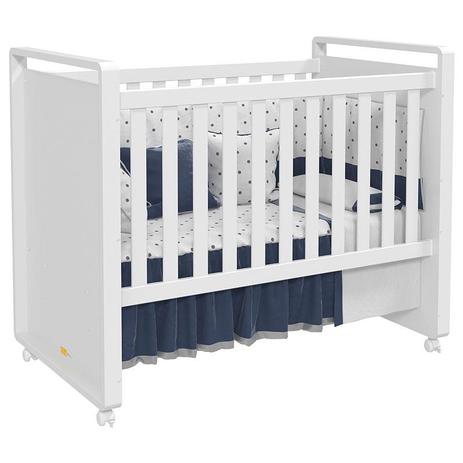 Berço Americano Tutto Branco Acetinado - Matic - Matic moveis Menor preço em Berço Americano Tutto Branco Acetinado - Matic - Matic moveis