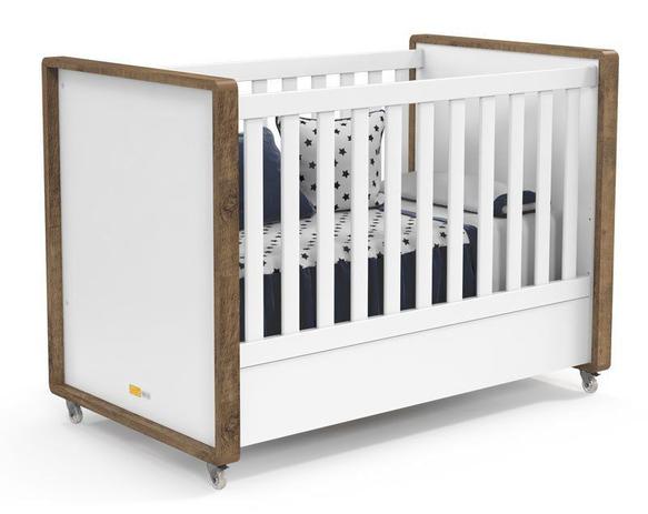 Berço Americano Tutto New Branco Soft com Teka - Matic Móveis Menor preço em Berço Americano Tutto New Branco Soft com Teka - Matic Móveis