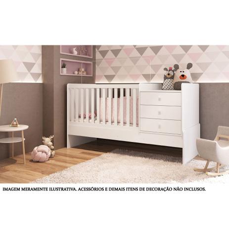 Berço Cama Multifuncional - Branco - Completa Imóveis - Completa móveis é ruim? Berço Cama Multifuncional - Branco - Completa Imóveis - Completa móveis é boa?