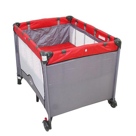 Berço Cercado Compacto Baby Style - Vermelho Menor preço em Berço Cercado Compacto Baby Style - Vermelho