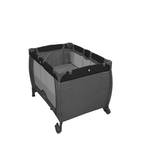 Berço Cercado Compacto Preto - Baby Style Menor preço em Berço Cercado Compacto Preto - Baby Style