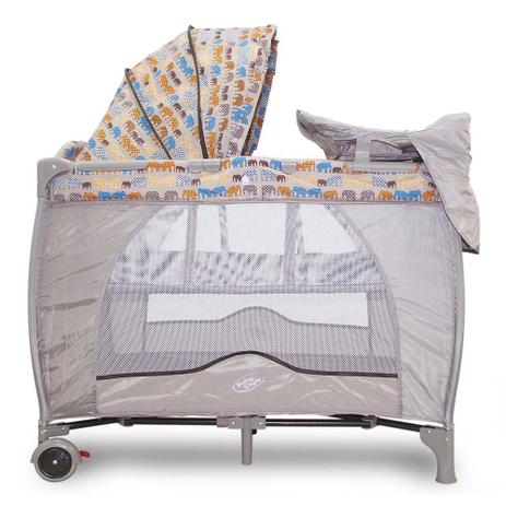 Berço Cercado Zooper Elefantes - Baby Style Menor preço em Berço Cercado Zooper Elefantes - Baby Style