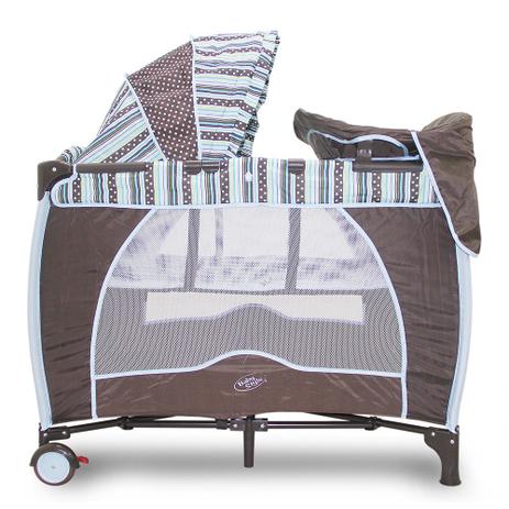 Berço Cercado Zooper Listras Baby Style Menor preço em Berço Cercado Zooper Listras Baby Style