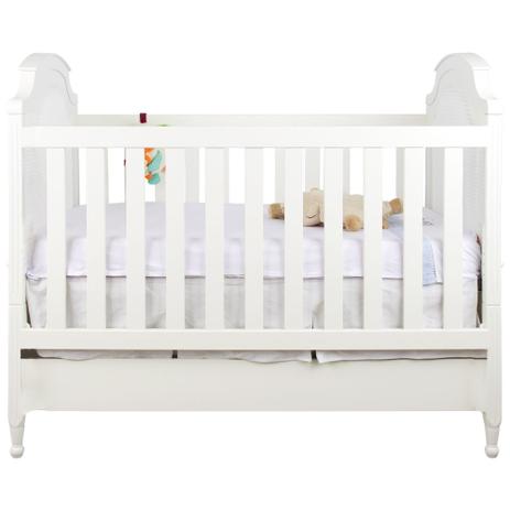 Berço Classic Branco Fosco com Conjunto de Pés - Abra casa Menor preço em Berço Classic Branco Fosco com Conjunto de Pés - Abra casa