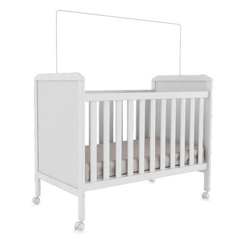 Berço Cloe Branco Padrão Americano Peroba Moveis Menor preço em Berço Cloe Branco Padrão Americano Peroba Moveis