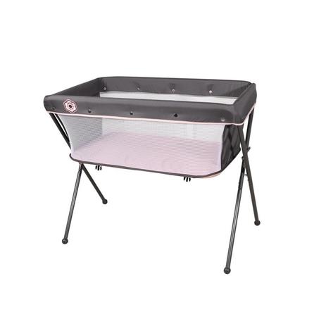 Berço Co-Leito Portátil Bari Rosa - Galzerano Menor preço em Berço Co-Leito Portátil Bari Rosa - Galzerano
