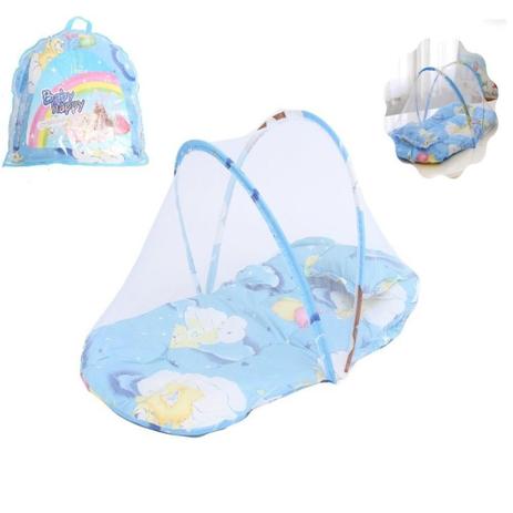 Berco de bebe portatil mosquiteiro infantil tenda colchonete cercadinho cama dobravel menino azul - MAKEDA Menor preço em Berco de bebe portatil mosquiteiro infantil tenda colchonete cercadinho cama dobravel menino azul - MAKEDA