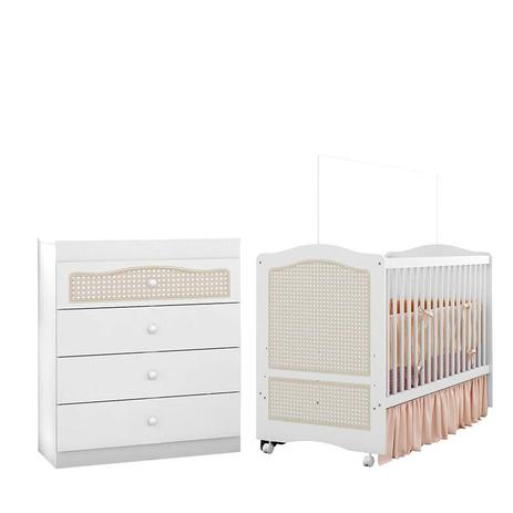 Berço e Cômoda Infantil Fantasy Design Treliça - Móveis Estrela - Moveis estrela Menor preço em Berço e Cômoda Infantil Fantasy Design Treliça - Móveis Estrela - Moveis estrela
