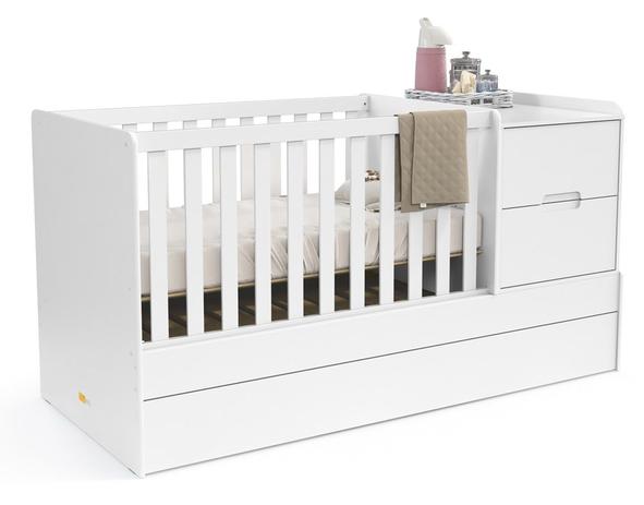Berço Formare - Branco Soft - Matic Móveis Menor preço em Berço Formare - Branco Soft - Matic Móveis