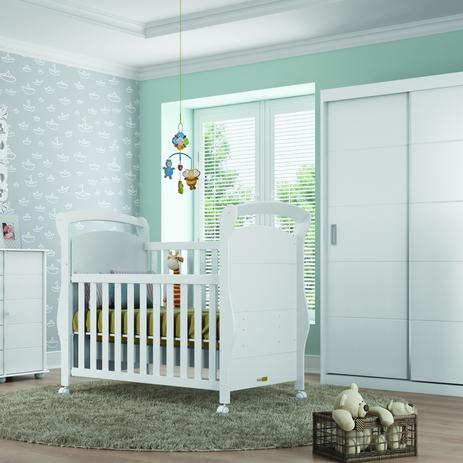Berço Matic Fratelli Padrão Americano Mini Cama Branco Brilho Menor preço em Berço Matic Fratelli Padrão Americano Mini Cama Branco Brilho
