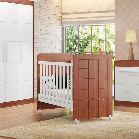 Berço Mini-Cama 3 em 1 Chocolate 0512.R Multimóveis Menor preço em Berço Mini-Cama 3 em 1 Chocolate 0512.R Multimóveis