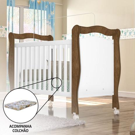 Berço Mini Cama Bebe Com Rodizios Alvin C/ Colchão - Ja moveis Menor preço em Berço Mini Cama Bebe Com Rodizios Alvin C/ Colchão - Ja moveis