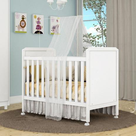 Berço Mini Cama Cloe Branco, 100% Mdf Peroba - Móveis Peroba Menor preço em Berço Mini Cama Cloe Branco, 100% Mdf Peroba - Móveis Peroba