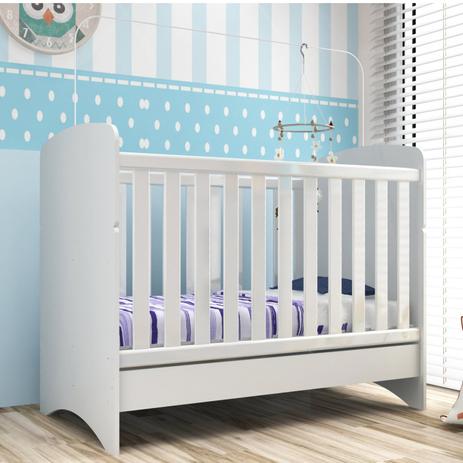 Berço Mini Cama com Suporte Mosquiteiro Rodial Branco Menor preço em Berço Mini Cama com Suporte Mosquiteiro Rodial Branco