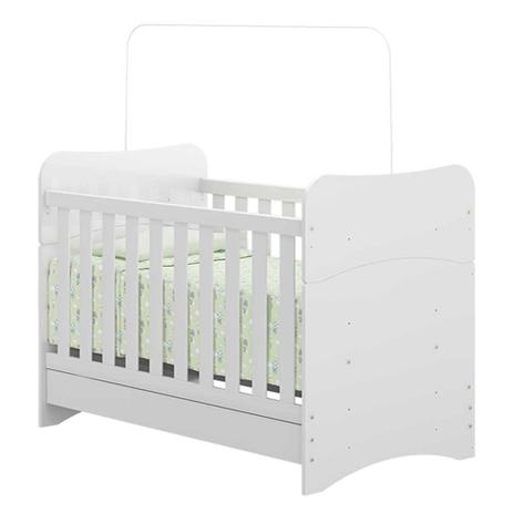 Berço mini cama infantil multimóveis da linha Brigadeiro Plus 3 em 1 branco premium Menor preço em Berço mini cama infantil multimóveis da linha Brigadeiro Plus 3 em 1 branco premium