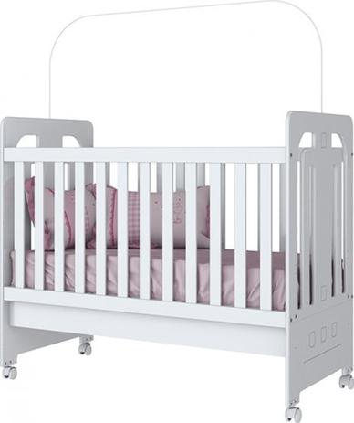 Berço Mini Cama Maçã do Amor - Branco - Henn Menor preço em Berço Mini Cama Maçã do Amor - Branco - Henn