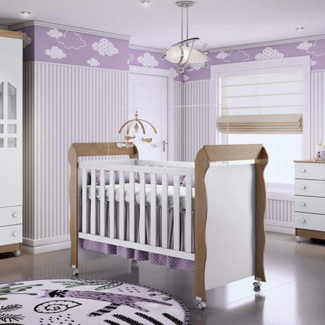 Berço Mini Cama Mirelle Carolina Baby Amadeirado Menor preço em Berço Mini Cama Mirelle Carolina Baby Amadeirado