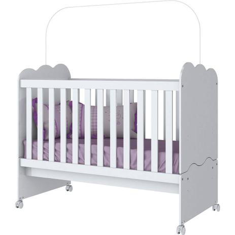 Berço Mini Cama Nuvem de Algodão - Branco - Henn Menor preço em Berço Mini Cama Nuvem de Algodão - Branco - Henn