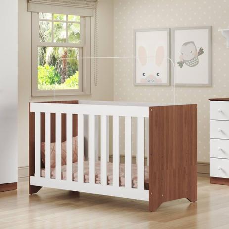 Berço Mini Cama P/Colchão 130X60X12cm-CarvalhoAvelã/BrancoPremium - Multimóveis Menor preço em Berço Mini Cama P/Colchão 130X60X12cm-CarvalhoAvelã/BrancoPremium - Multimóveis