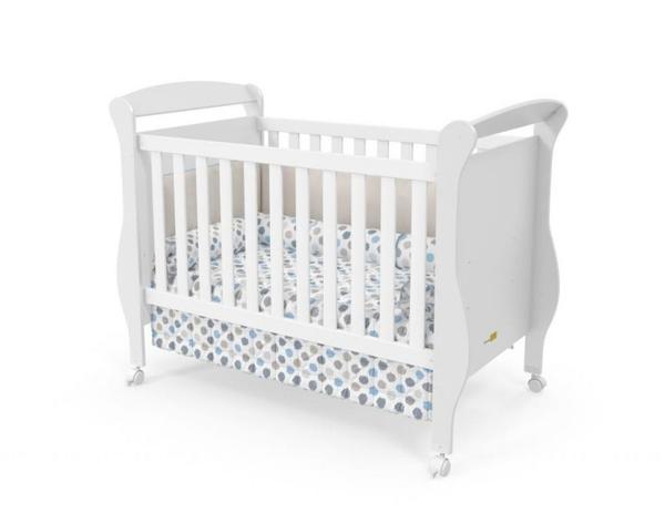 Berço mini cama Smart branco acetinado - Matic Menor preço em Berço mini cama Smart branco acetinado - Matic