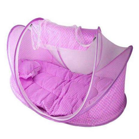 Berço Mosquiteiro Portátil Tenda Mosqueteiro Bebê Rosa - Hpl é boa?