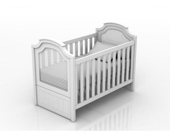 Berço Multifuncional 2 em 1 Classic Branco Fosco Certificado pelo Inmetro - Quater Menor preço em Berço Multifuncional 2 em 1 Classic Branco Fosco Certificado pelo Inmetro - Quater