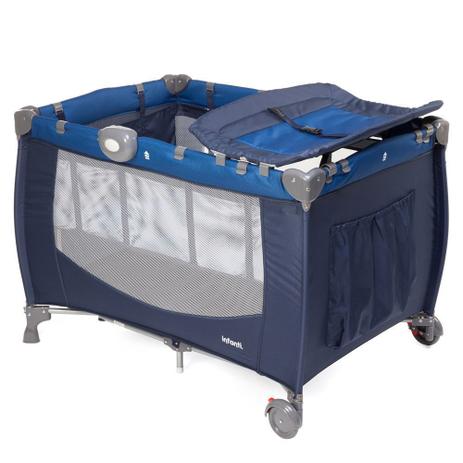 Berço Portatil com Trocador Cielo Infanti Azul - Safety 1st Menor preço em Berço Portatil com Trocador Cielo Infanti Azul - Safety 1st