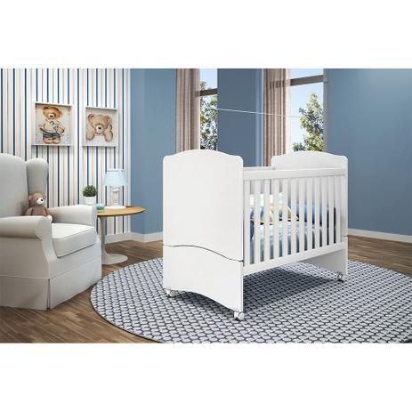Berço Que Vira Mini Cama Pérola Branco Brilho - Peternella Menor preço em Berço Que Vira Mini Cama Pérola Branco Brilho - Peternella