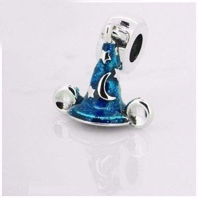 Berloque Charm Pandora Banho Prata Chapéu Mago Mickey Disney - Margo bonita Menor preço em Berloque Charm Pandora Banho Prata Chapéu Mago Mickey Disney - Margo bonita