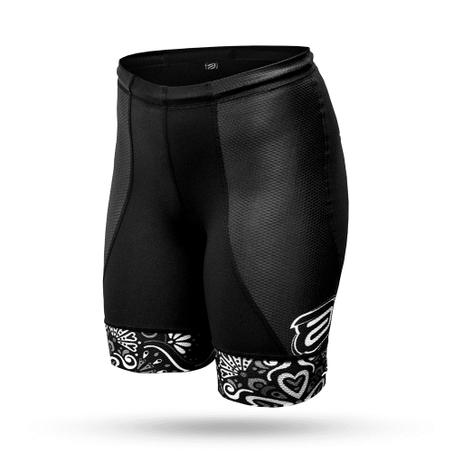 Bermuda asw feminina active fancy preta e branca 18 Menor preço em Bermuda asw feminina active fancy preta e branca 18