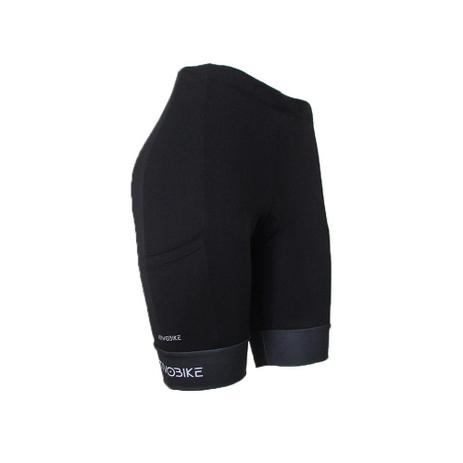 bermuda ciclista preta feminina