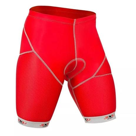 Bermuda Ciclismo Refactor Masculino 3XU Avalon Vermelho Menor preço em Bermuda Ciclismo Refactor Masculino 3XU Avalon Vermelho