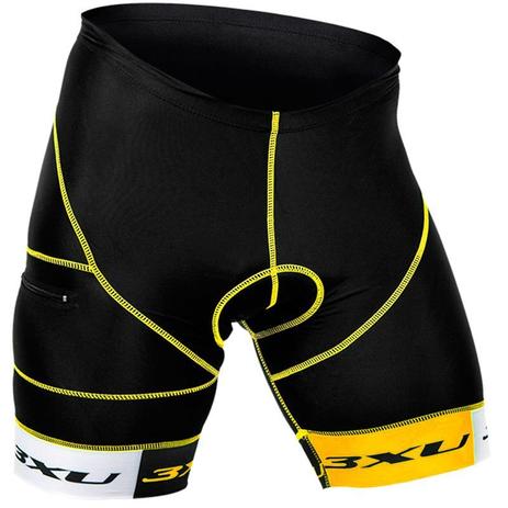 Bermuda Ciclismo Refactor Masculino 3XU Multiplied Amarelo Menor preço em Bermuda Ciclismo Refactor Masculino 3XU Multiplied Amarelo