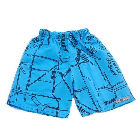 Bermuda Infantil Masculina Surf Azul - Sati baby Menor preço em Bermuda Infantil Masculina Surf Azul - Sati baby