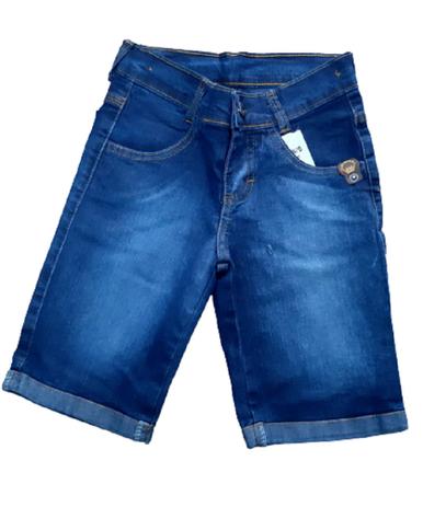 Bermuda Jeans Azul Infantil Short Menino C Regulagem Interna Viana Bermuda Infantil Magazine Luiza