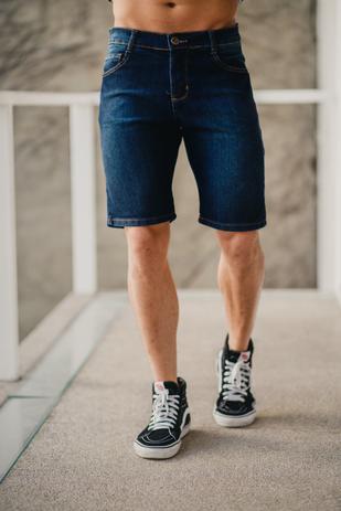 bermudas jeans com elastano