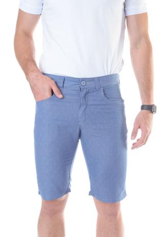bermuda jeans estampada masculina